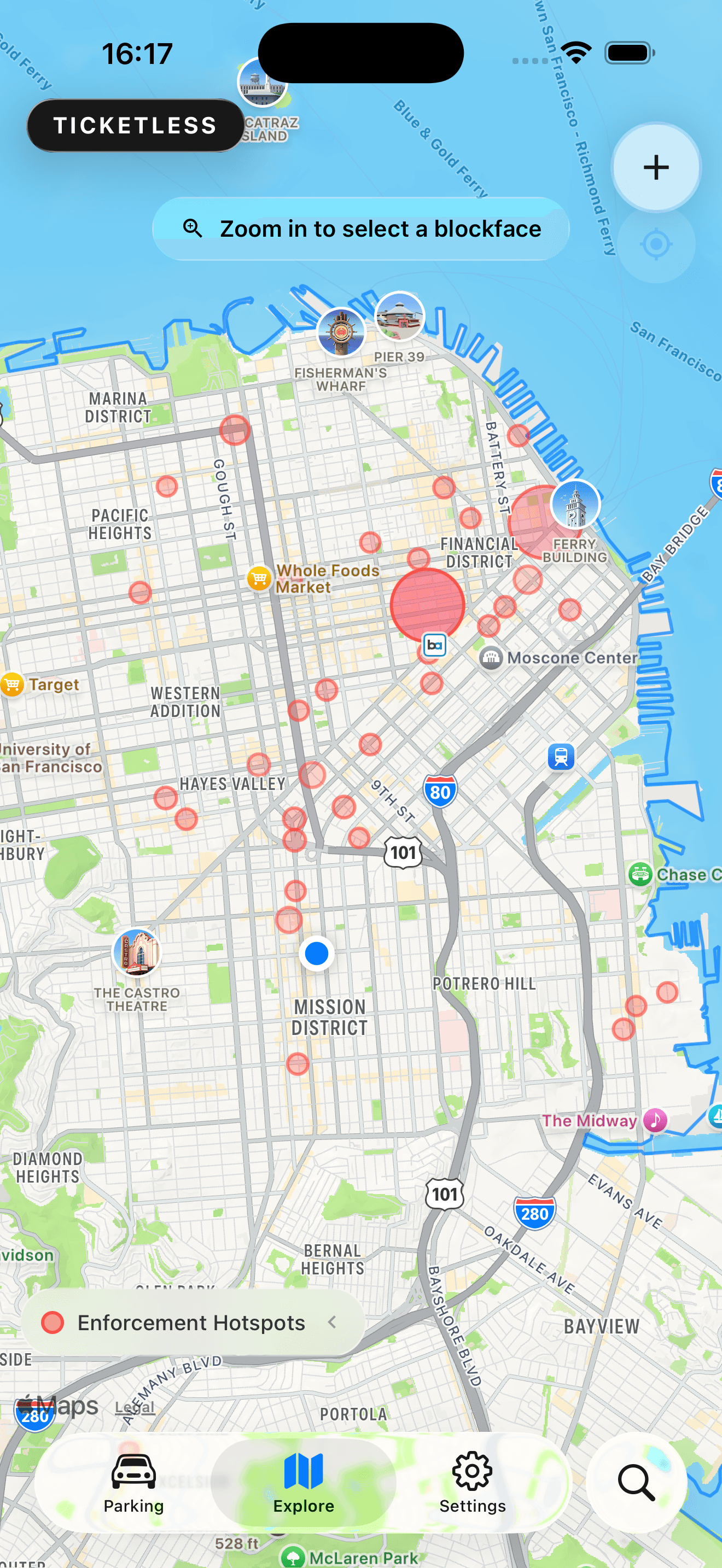 Avoid high-enforcement zones.